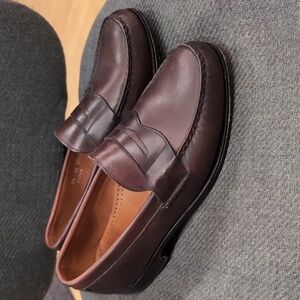 Allen Edmonds Cavanaugh Loafers Size 9.5 D Medium Oxblood Brown